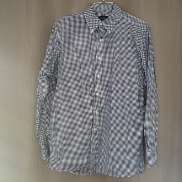 Ralph Lauren Other - Ralph Lauren Blue Chechered Button Down
